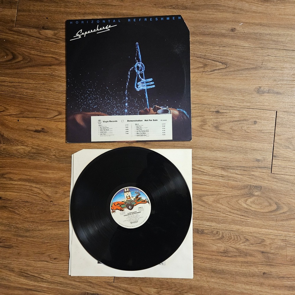 Supercharge – Horizontal Refreshment Virgin 1976 PZ 34429 PROMO LP Jazz EX/EX‎